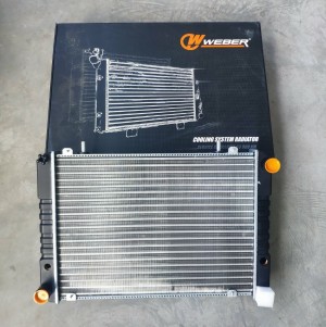 Радиатор охлаждения ГАЗ 3302 под рамку (2-х рядный алюминиевый) Weber