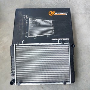 Радиатор охлаждения ГАЗ 3302 под рамку (3-х рядный алюминиевый) Weber