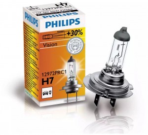 Лампа галог. H7 12V55W+30% P43t PHILIPS